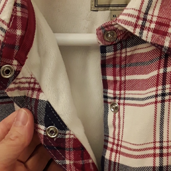 NWOT Lady Hathaway fleece lined shirt XL - Picture 3 of 4